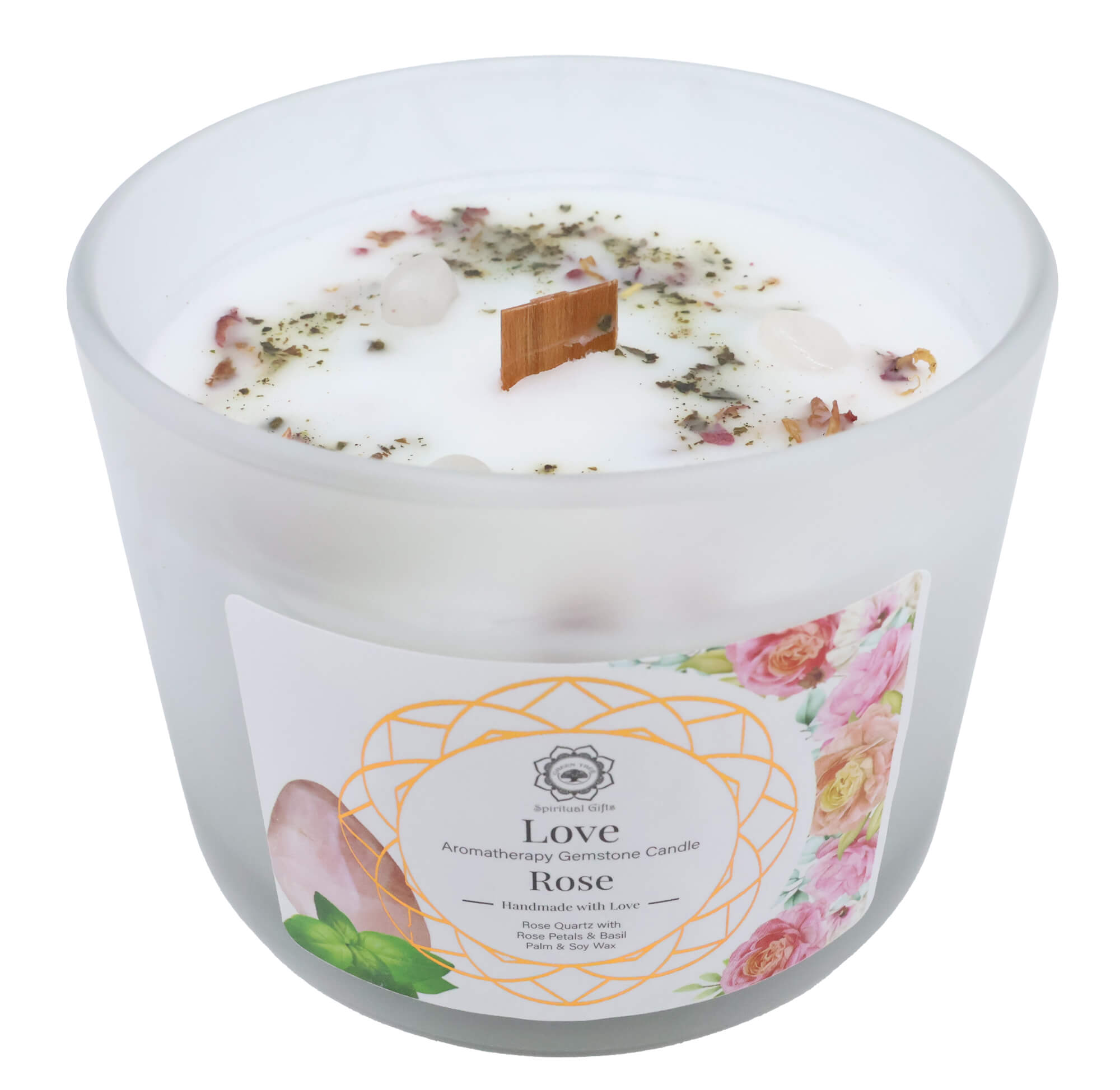 Candela Green Tree 'Amore' Quarzo Rosa + Rosa