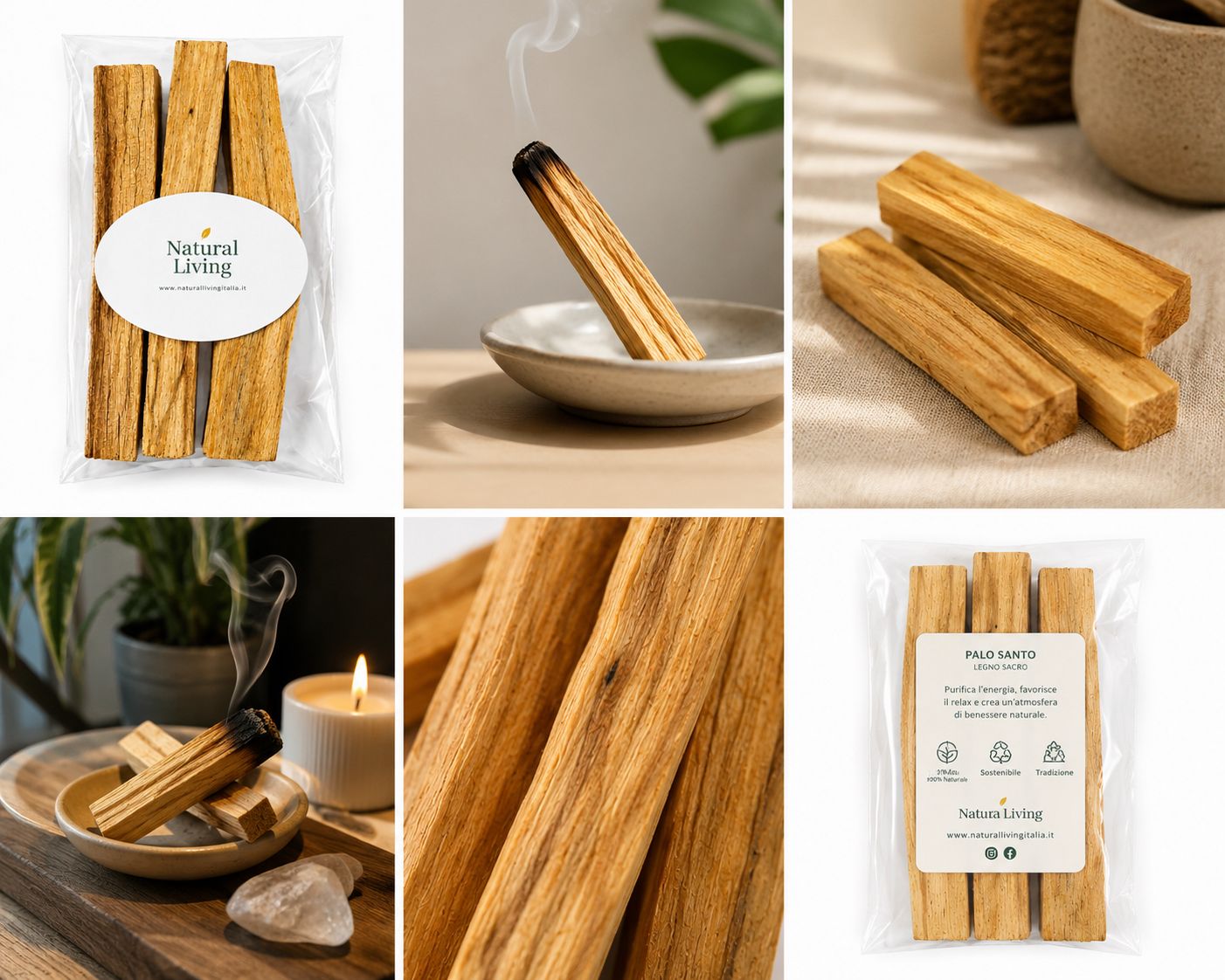 Palo Santo Naturale 100% – Bastoncini Aromatici Relax - immagine 3