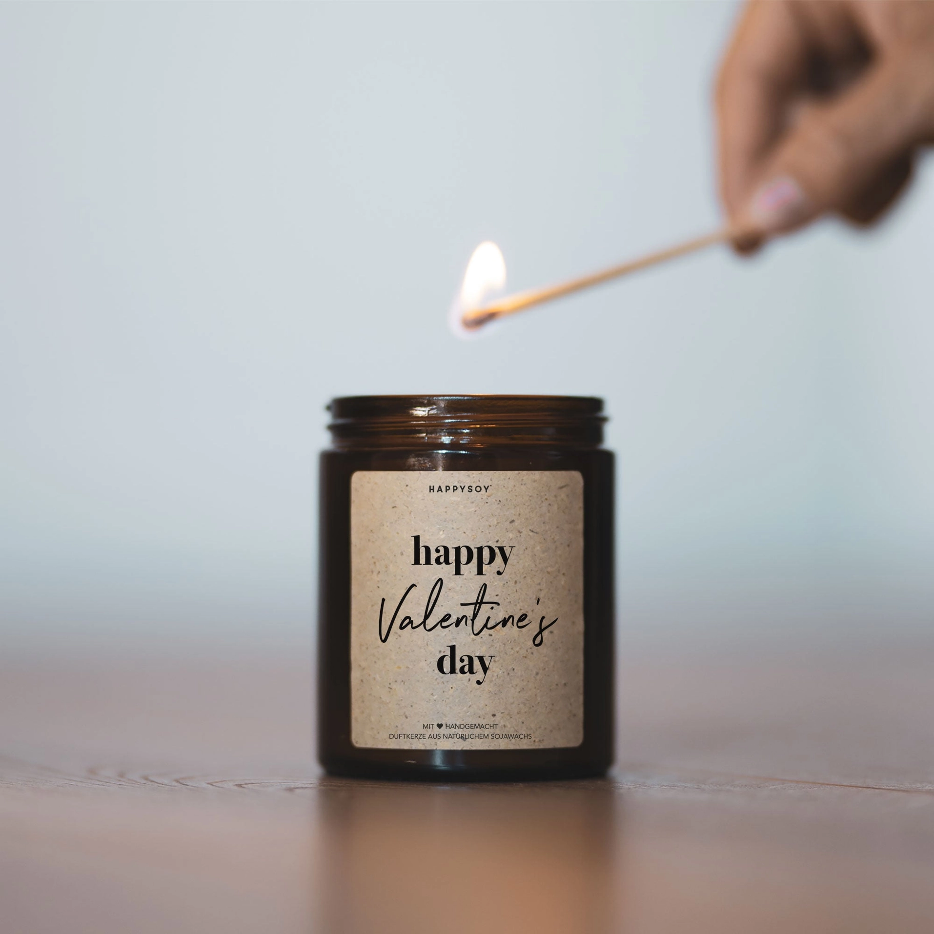 Candela Profumata “Buon San Valentino!” – Idea Regalo Romantica per Lei o Lui, Candela per Atmosfera Accogliente - immagine 6