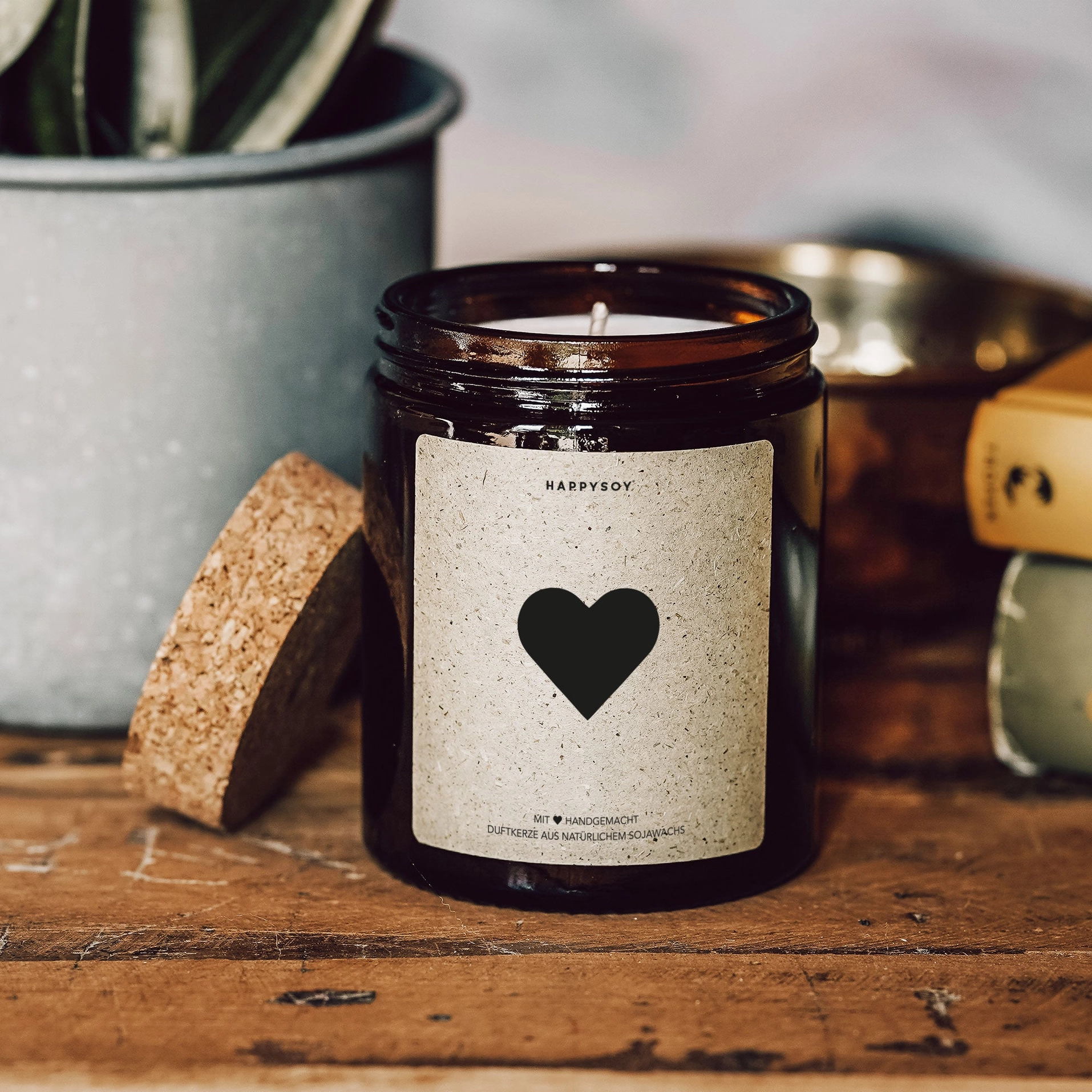 Candela Profumata “Amore” – Candela della Riconciliazione per Coppie, Idea Regalo per Ritrovare Armonia, (322 g) - immagine 3