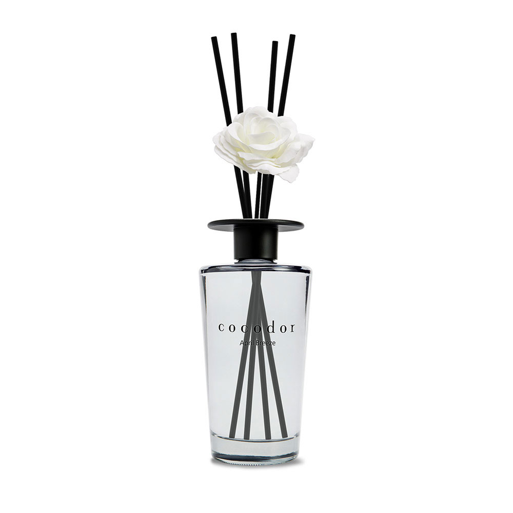 Cocodor Diffusore a Bastoncini 500 ml April Breeze – Profumatore per Ambiente Effetto Panni Puliti con Fiore Bianco - immagine 7