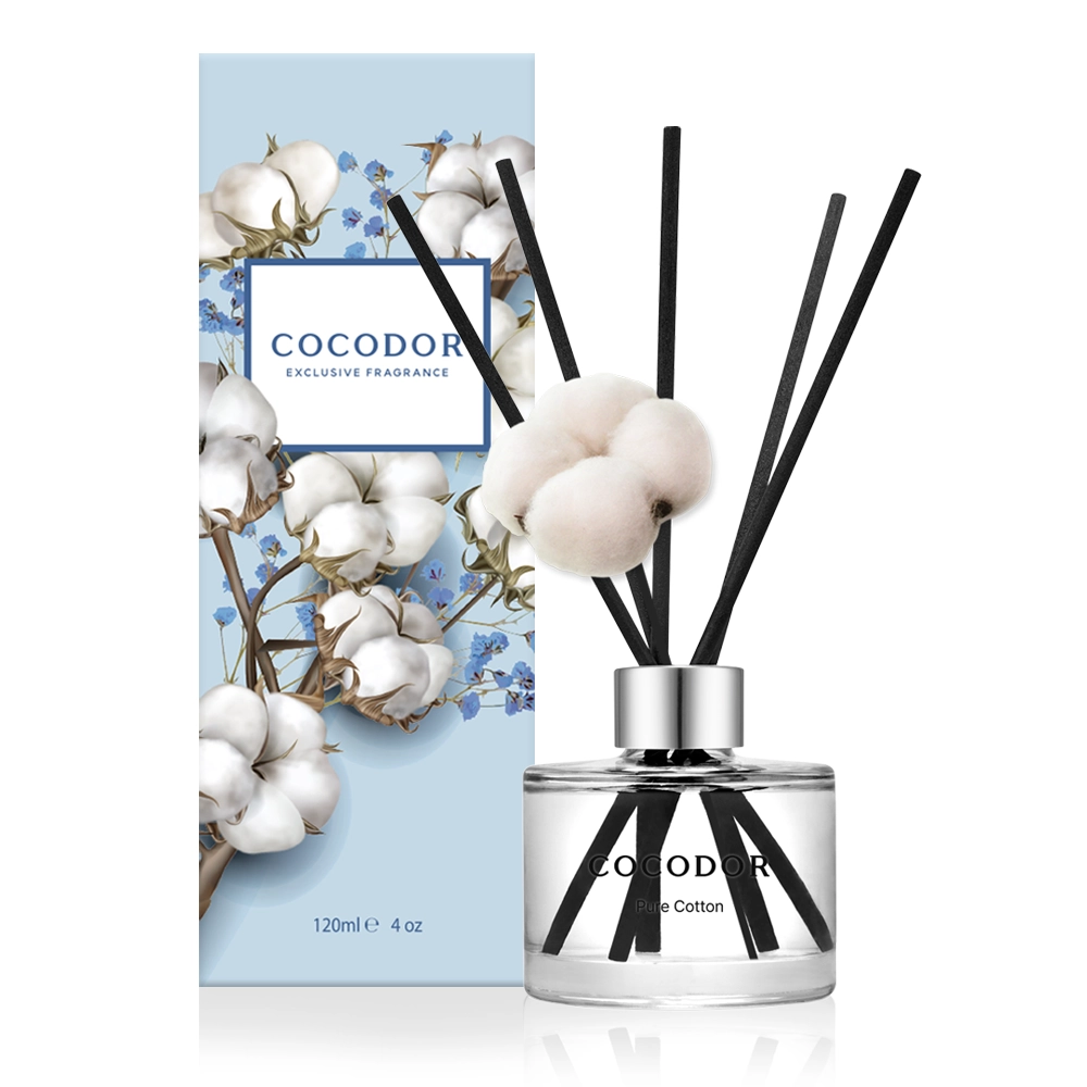 Cocodor Pure Cotton Diffusore 120 ml – Profumatore per Ambiente Effetto Cotone Pulito e Biancheria Fresca - immagine 6
