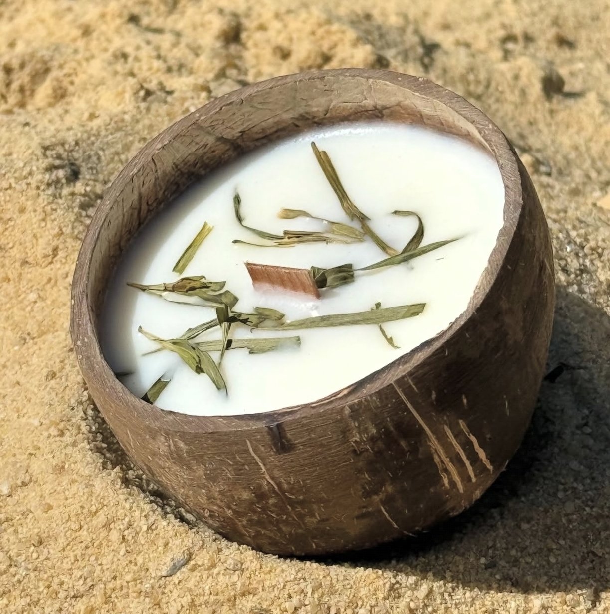 La Candela Che Diventa Pianta Verbena E Menta In Cocco