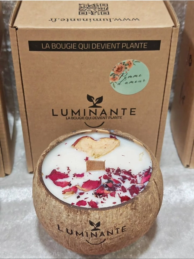 La Candela Che Diventa Pianta Love Apple In Cocco - immagine 4