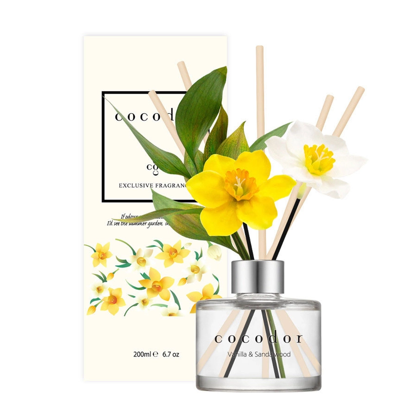 Diffusore Cocodor Daffodil da 200 ml Vaniglia e Legno di Sandalo - immagine 2