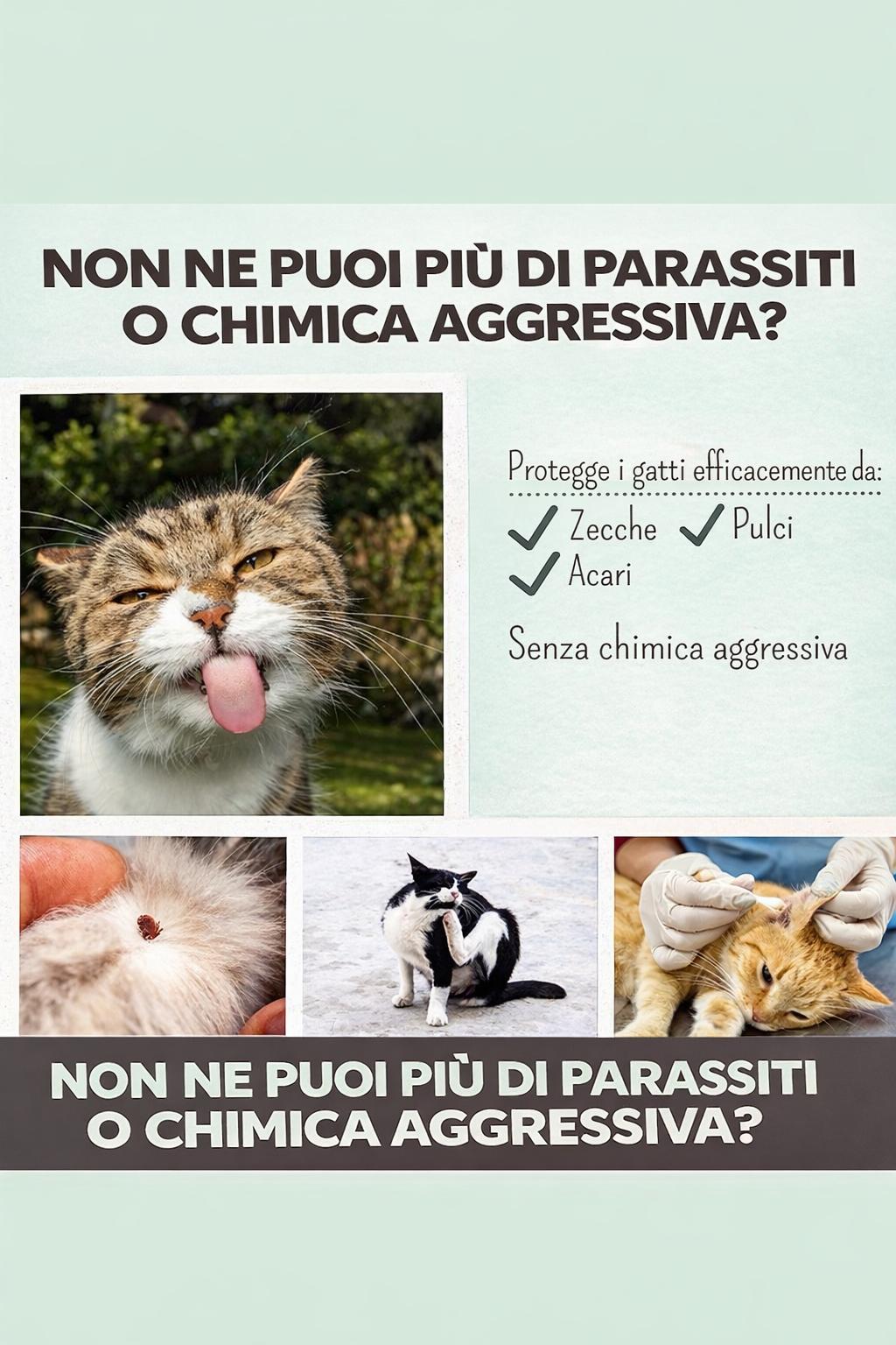 Zpot-on per gatti contro zecche, pulci, acari e zanzare - immagine 6
