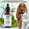 Detergente e cura auricolare 2-in-1 per cani e gatti