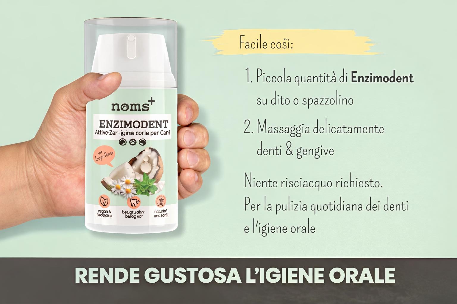 Enzymodent: dentifricio enzimatico per cani con formula naturale per cura e prevenzione - immagine 6