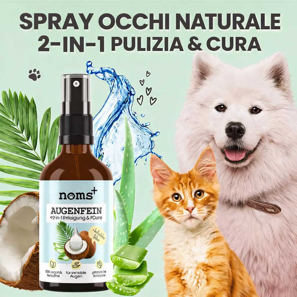 Noms+ Augenfein 2-in-1 detergente e cura per occhi di cani e gatti - immagine 2