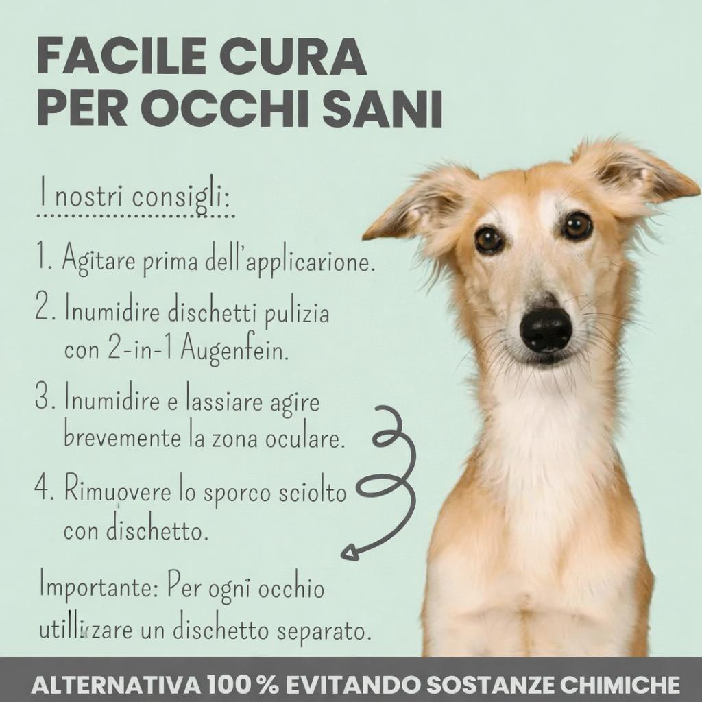 Noms+ Augenfein 2-in-1 detergente e cura per occhi di cani e gatti - immagine 3