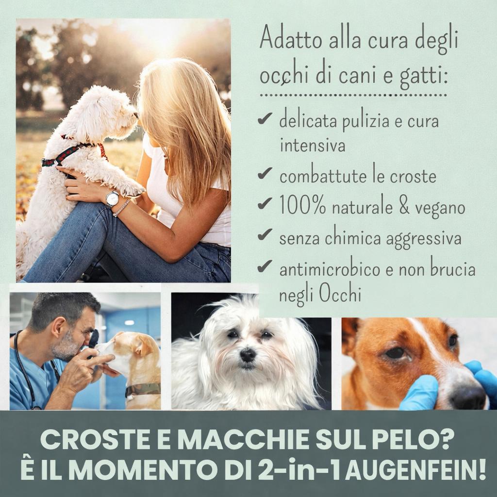 Noms+ Augenfein 2-in-1 detergente e cura per occhi di cani e gatti - immagine 5