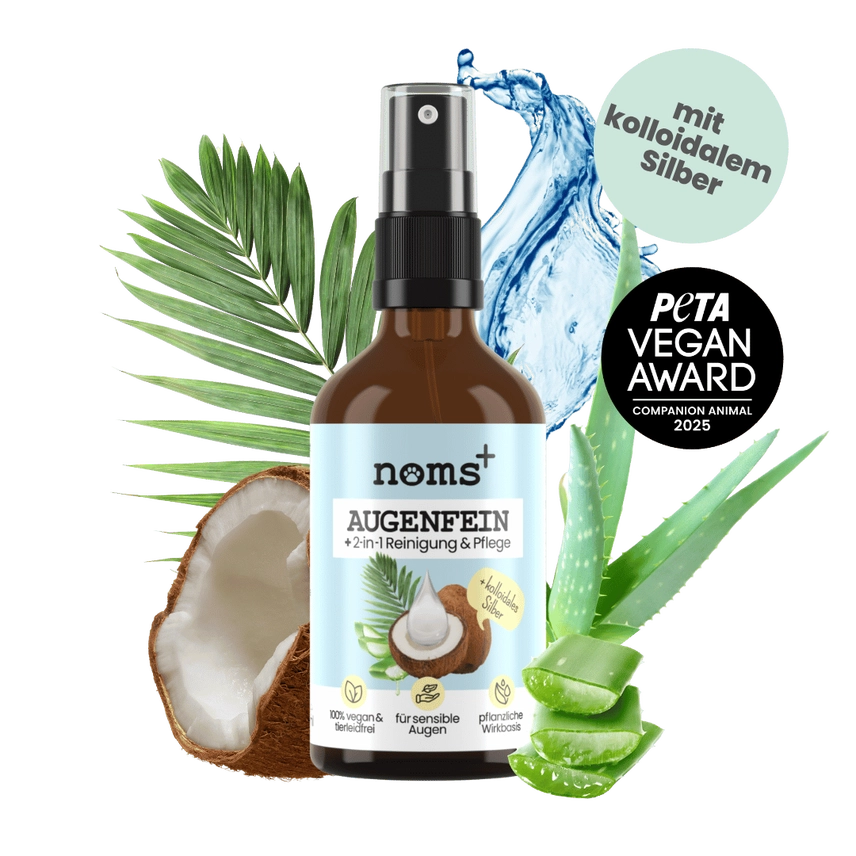 Noms+ Augenfein 2-in-1 detergente e cura per occhi di cani e gatti