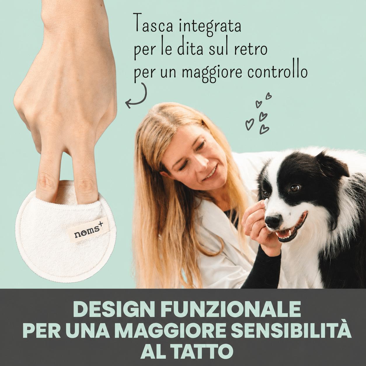 Dischetti Lavabili in Bambù per Cura Occhi e Orecchie Cani e Gatti – 4 Pezzi - immagine 2