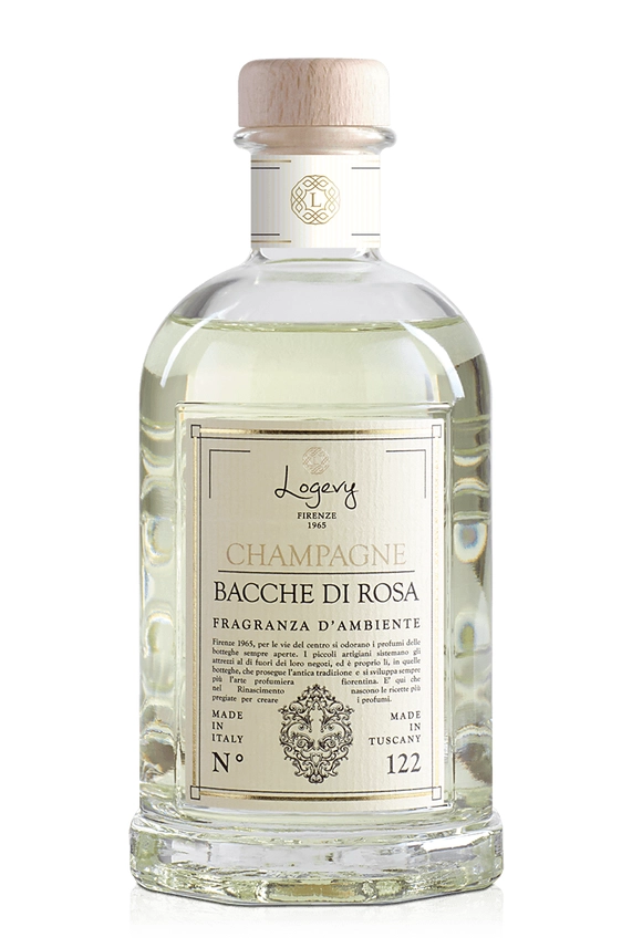 Fragranza Ambiente Champagne e Bacche di Rosa – Logevy Firenze 1965 (100ml, 250ml, 500ml, 1000ml, 3000ml) - immagine 2