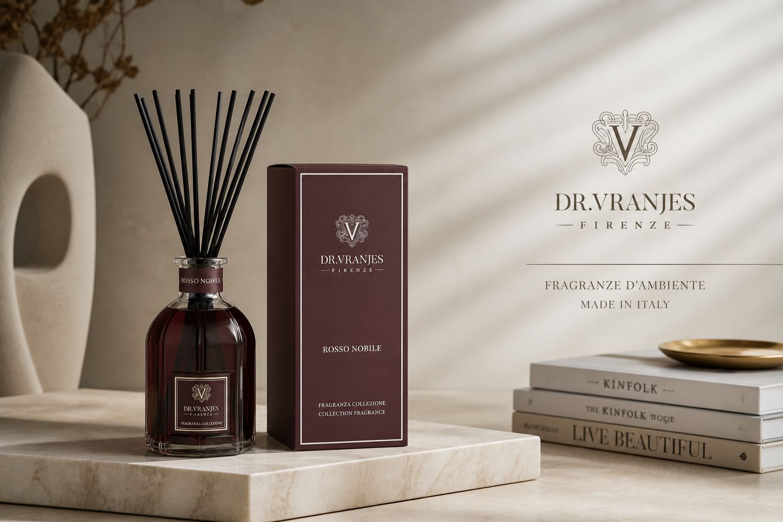 Diffusore Ambiente Rosso Nobile - Dr. Vranjes Firenze (100ml, 250ml, 500ml, 1000ml, 3000ml) - immagine 4