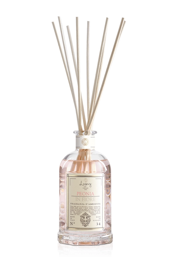 Fragranza Ambiente Peonia in Fiore – Logevy Firenze 1965 (100ml, 250ml, 500ml, 1000ml, 3000ml) - immagine 3